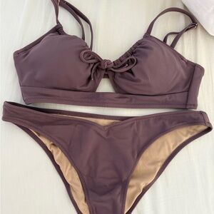 Shade & Shore Purple Bikini Set